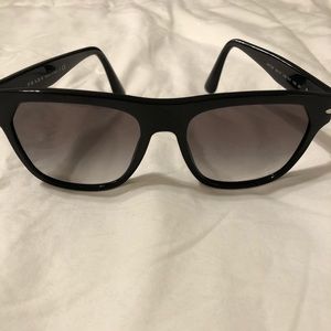Black Prada Gradient Sunglasses SPR03R